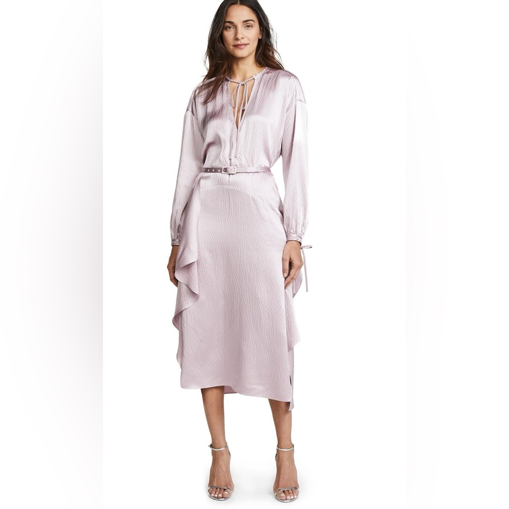 NWT $825 Rachel Comey Nightcap Lavender Lilac Midi Dress Size 4